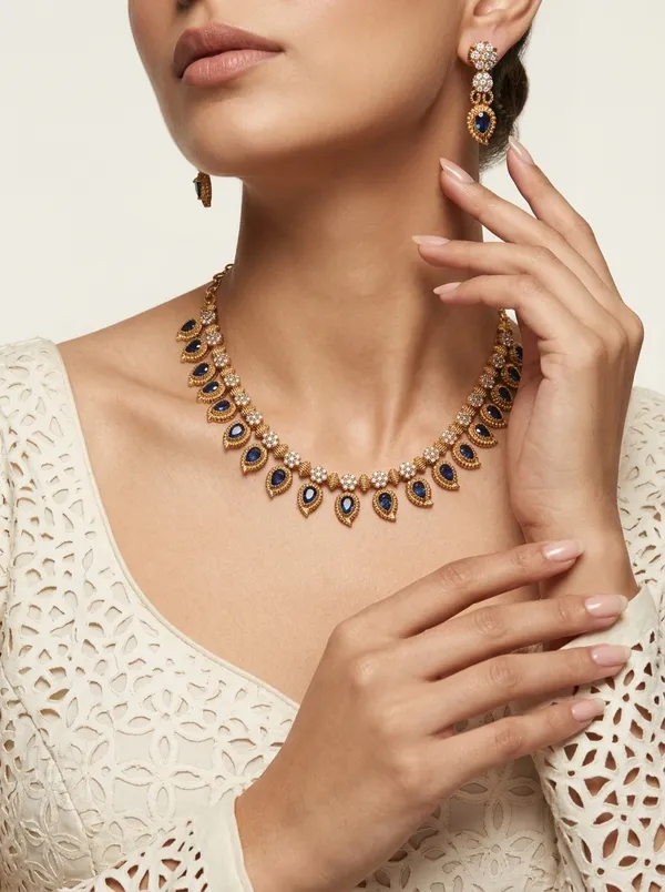 Temple_Thamarai_Necklace_-_Blue