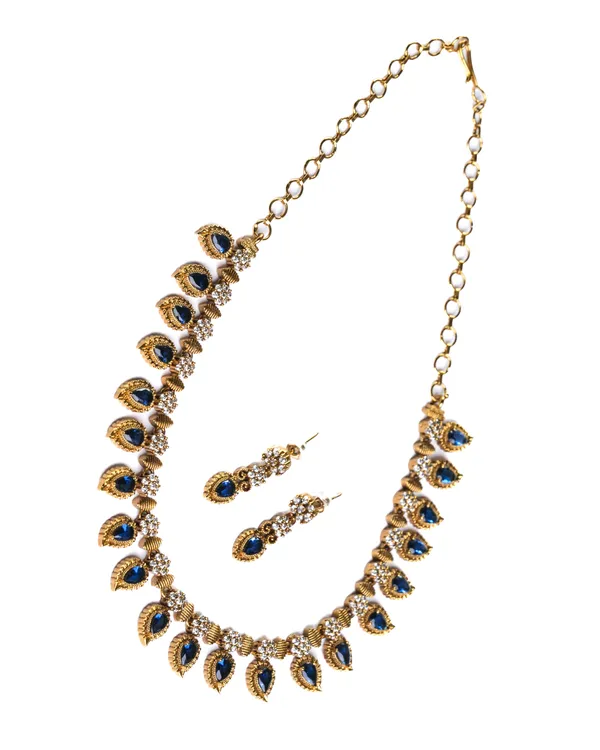 Temple_Thamarai_Necklace_-_Blue