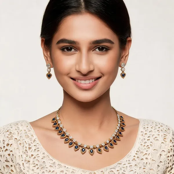 Temple_Thamarai_Necklace_Blue