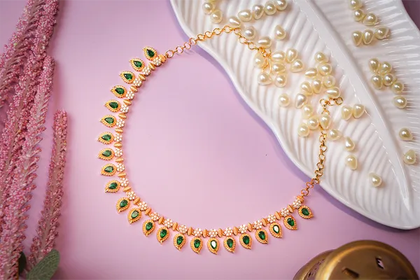 Temple_Thamarai_Necklace_-_Green