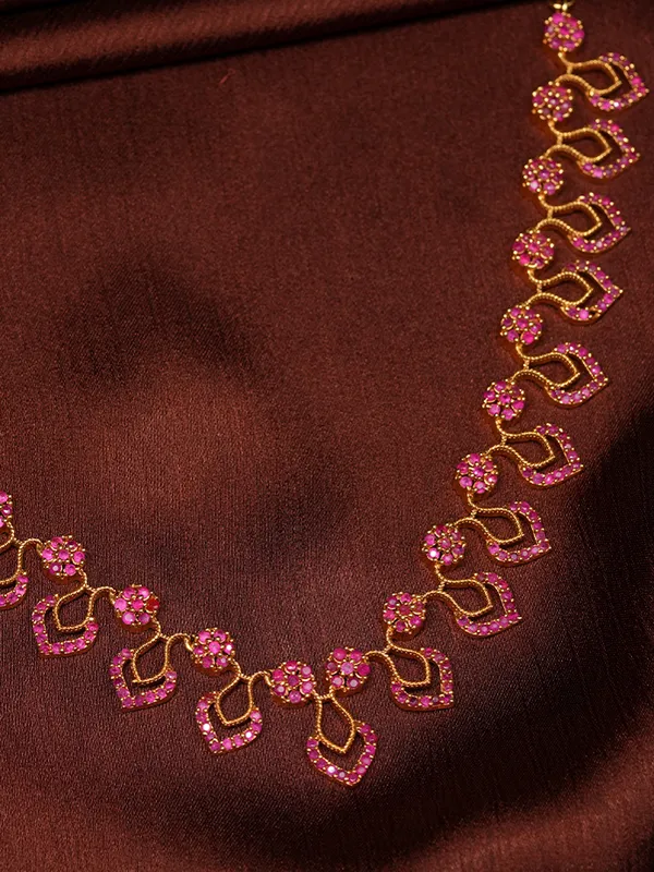 Mayil_Necklace_Set_-_Pink