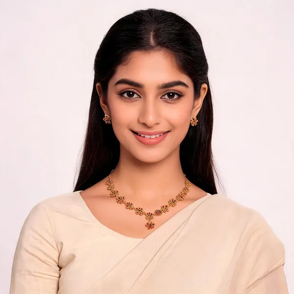 Temple_Kasu_Necklace_Pink_And_Green