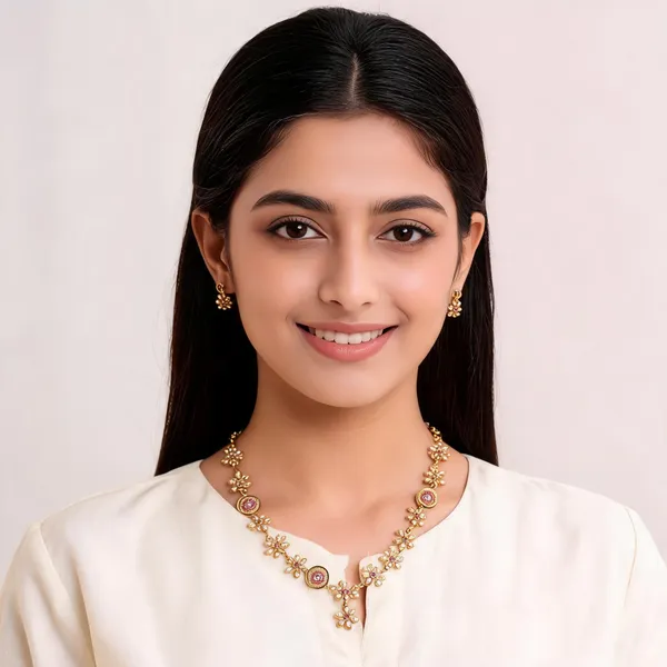 Temple_Kasu_Necklace_Pink_And_White