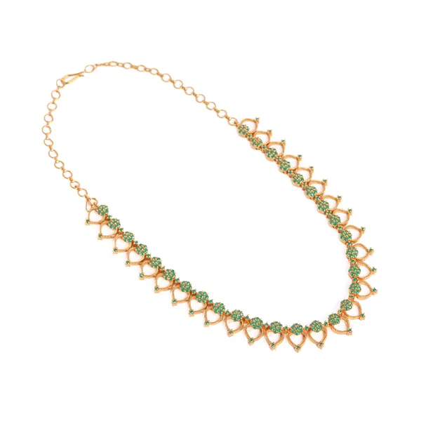 Pookalam_Bloom_Necklace_-_Green