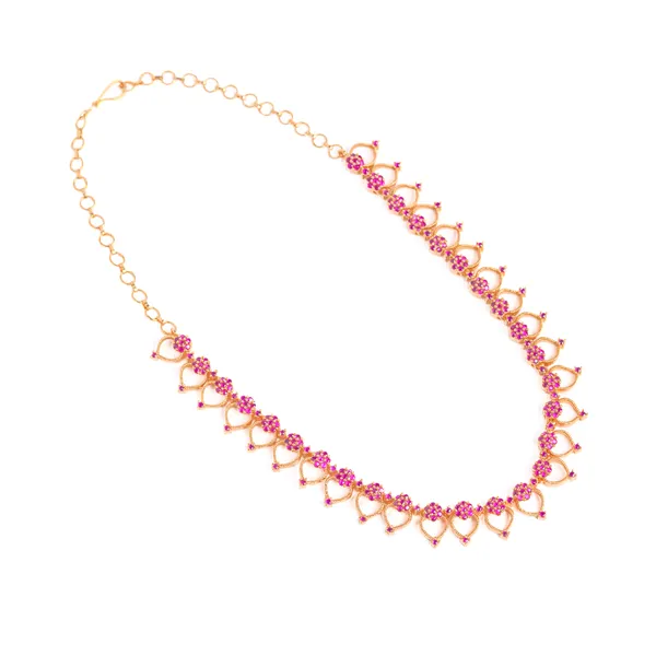 Pookalam_Bloom_Necklace_-_Pink