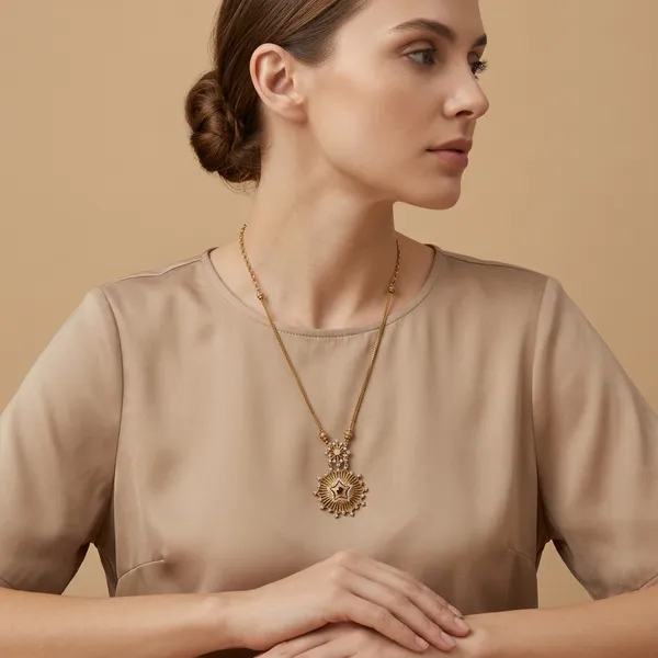 Kasu_Yali_Necklace_Ruby_Green