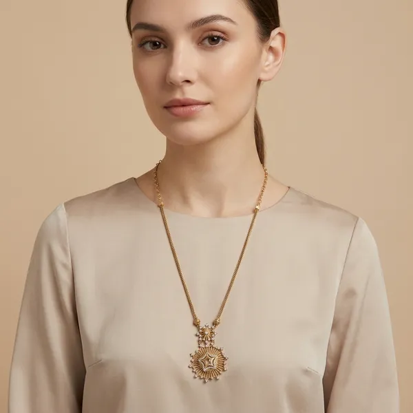 Kasu_Mayil_Necklace_Pink