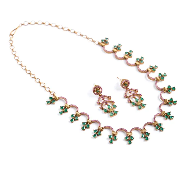 Kasu_Hamsa_Necklace_-_Green