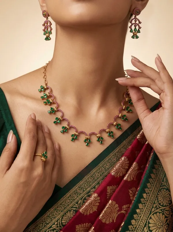Kasu_Hamsa_Necklace_Green