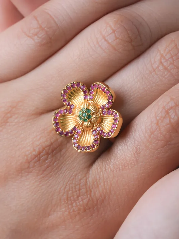 Thamarai_Ring_-_Multi_Colour