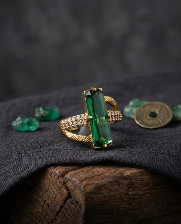 Malli_Poo_Ring_-_Green