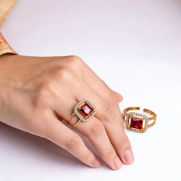 Kanjivaram_Bloom_Ring_Red_Pack_Of_2