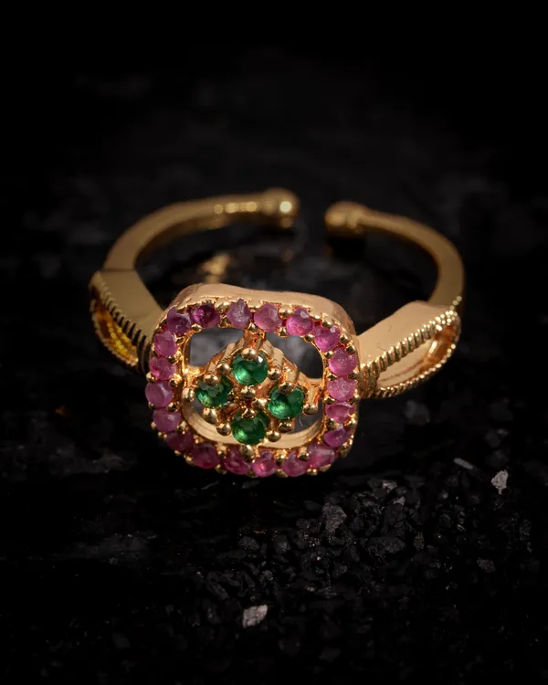 Kolam_Veli_Ring_-_Pink_&_Green