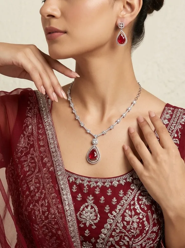 Gopuram_Mango_Necklace_-_Red