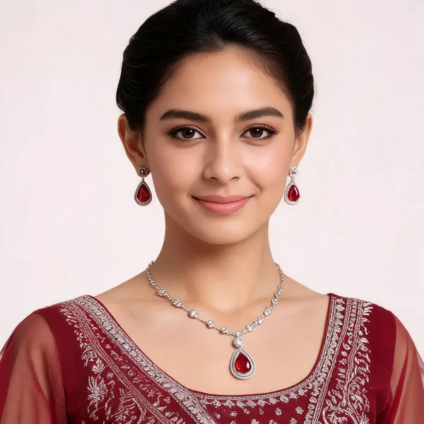 Gopuram_Mango_Necklace_Red
