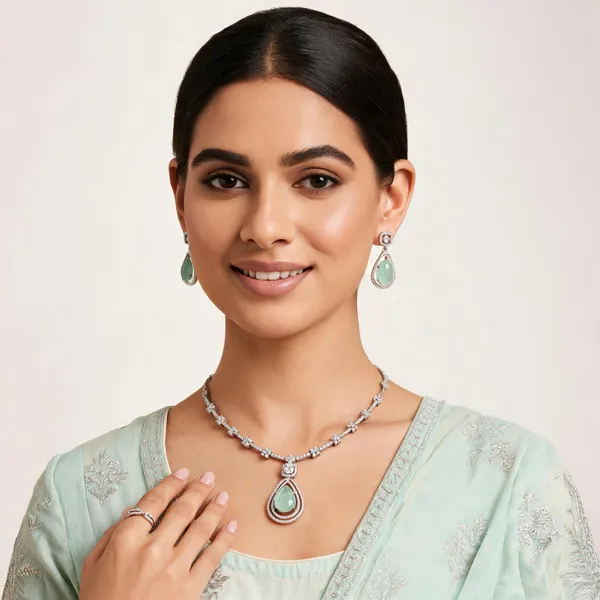 Gopuram_Mango_Necklace_Teal
