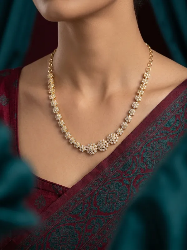 Vosgi_White_Stone_Floral_Medallion_Necklace_Design