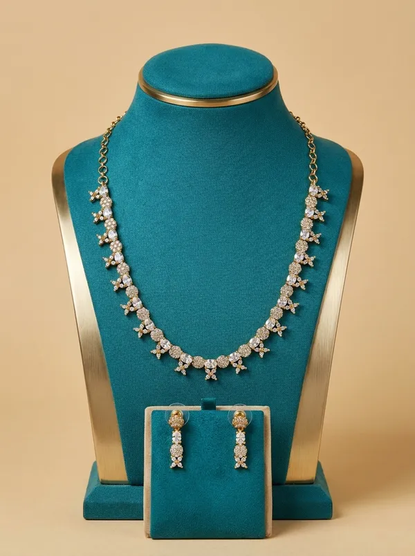 Vosgi_White_Stone_Floral_Tassel_Necklace_Set_Design