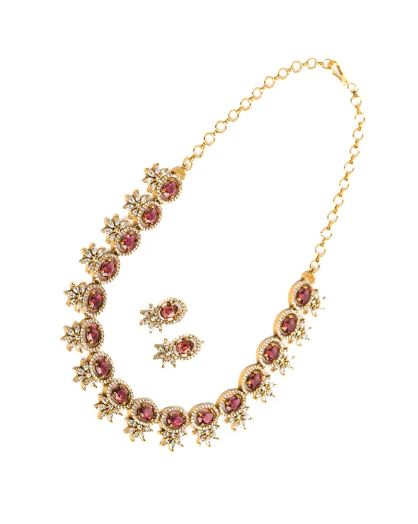 Tara_Cascade_Necklace_-_Red