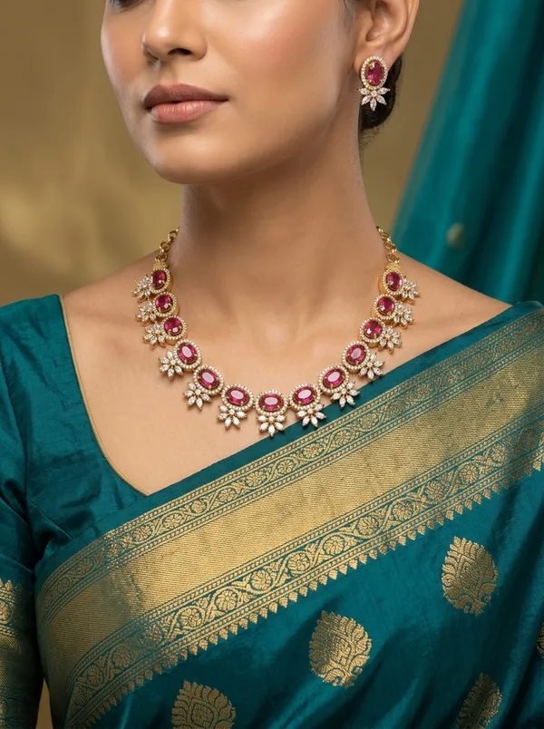 Tara_Cascade_Necklace_-_Red