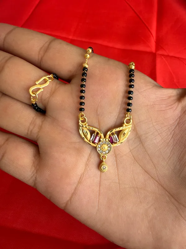 Gold_Tone_Black_Beaded_Mangalsutra_Necklace_For_Women