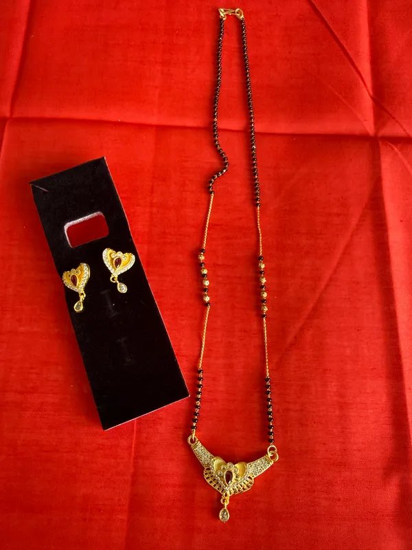 Gold-Tone_Black_Beaded_Mangalsutra_Set_For_Women