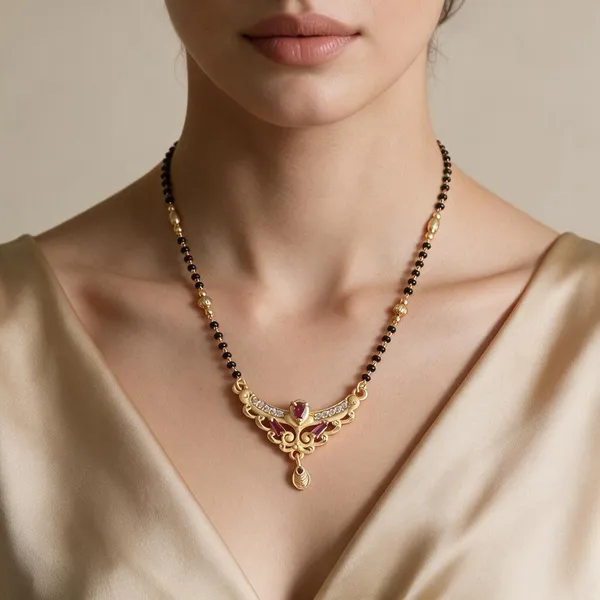 Gold_Tone_Black_Beaded_Pendant_Mangalsutra_For_Women