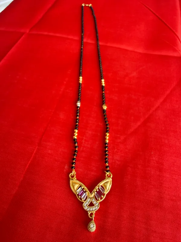 Black_Gold_Tone_Mangalsutra_Necklace_For_Women