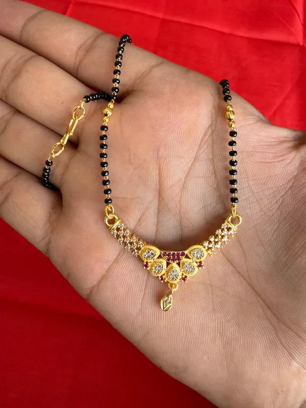 Gold-Tone_Black_Beaded_Mangalsutra_Necklace_For_Women