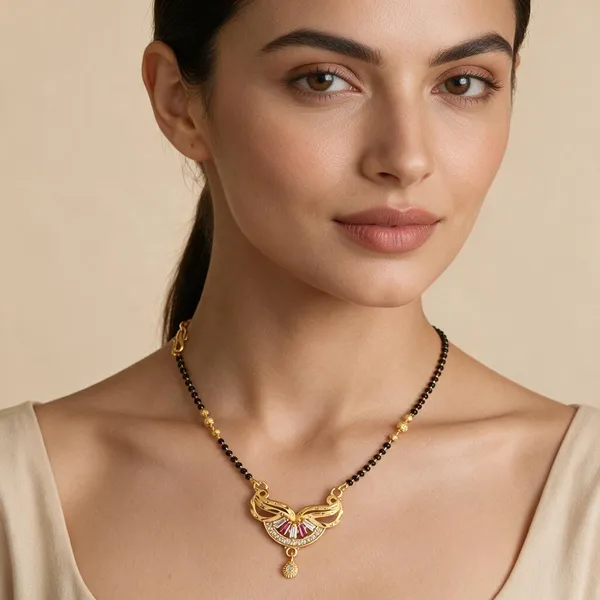 Gold_Tone_Black_Bead_Mangalsutra_Necklace_For_Women