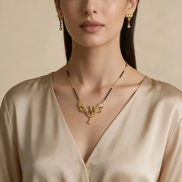 Gold_Tone_Traditional_Mangalsutra_Jewellery_Set_For_Women