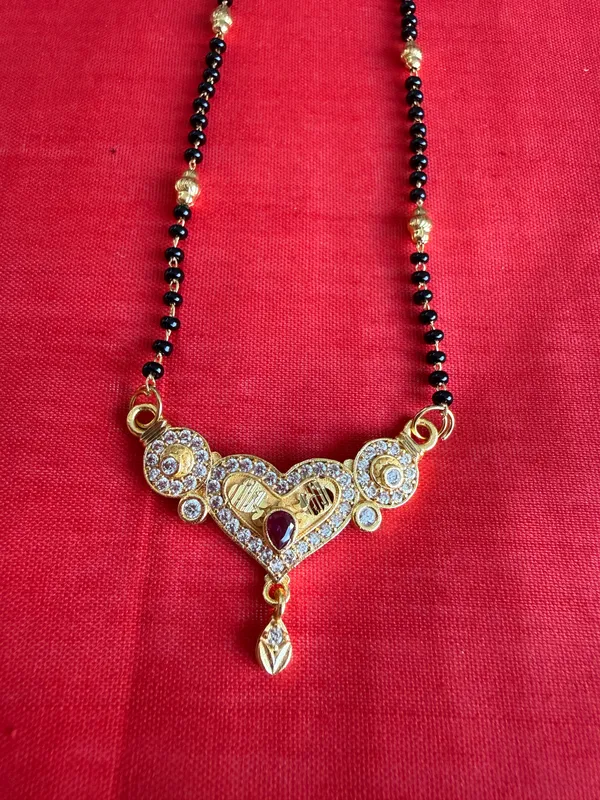 Black_Beaded_Peacock_Motif_Mangalsutra_Necklace_For_Women