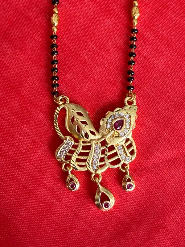 Gold_Tone_Peacock_Design_Mangalsutra_Necklace_For_Women