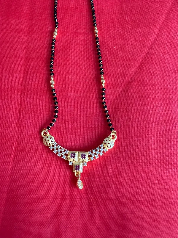 Black_Beaded_Gold_Tone_Mangalsutra_Necklace_For_Women