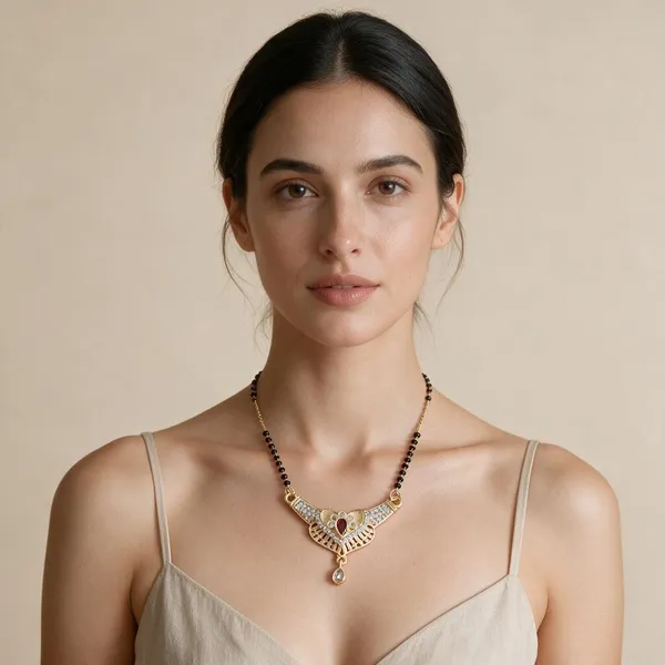 Gold_Tone_Black_Beaded_Mangalsutra_Necklace_For_Women