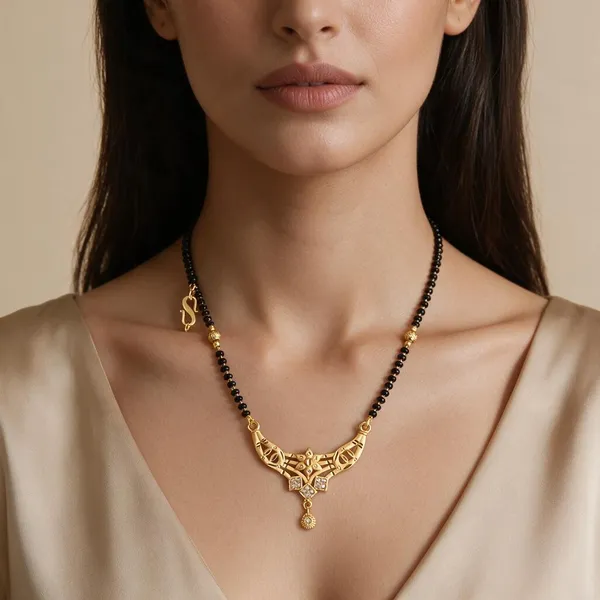 Gold_Tone_Black_Beaded_Mangalsutra_Necklace_For_Women