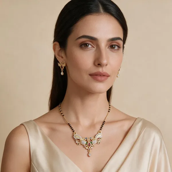 Gold_Tone_Peacock_Pendant_Mangalsutra_Set