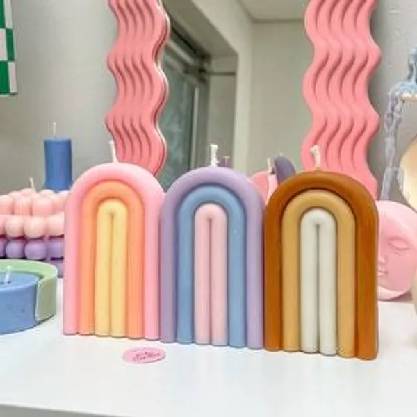 Wax_Modern_Ribbed_Arch_Decorative_Candles