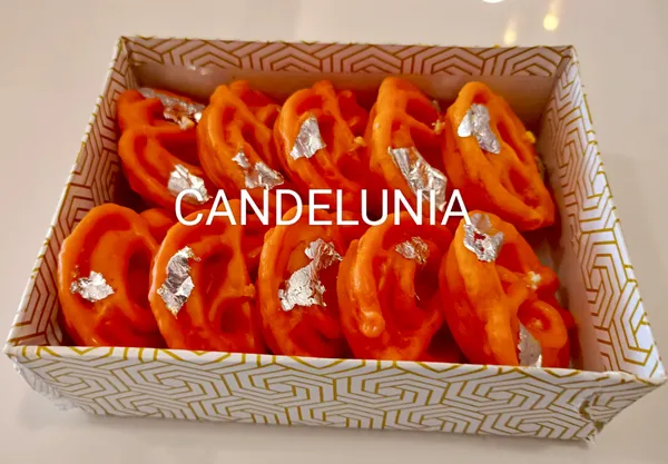 Orange_Imarti_Indian_Sweet_With_Silver_Vark