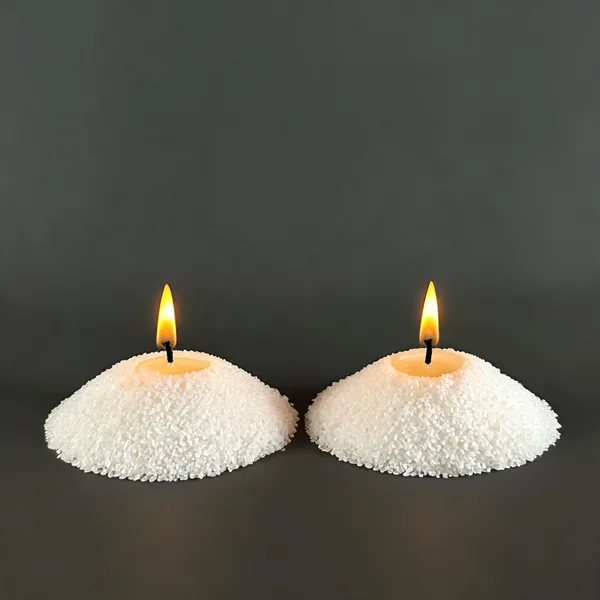 White_Wax_Decorative_Granule_Candle_Sand
