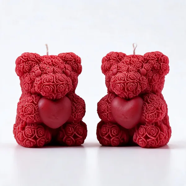 Wax_Floral_Teddy_Bear_Candle