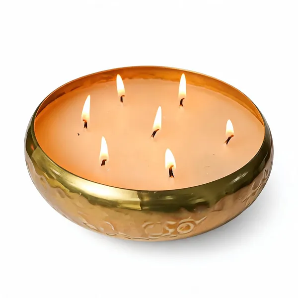 Brass_Finish_Multi_Wick_Candle