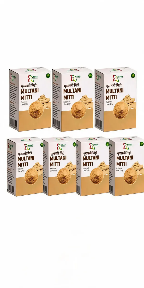 Premium_Multani_Mitti_Fuller's_Earth_Herbal_Powder_Pack_of_7