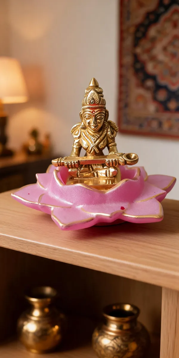 Resin_Pink_Lotus_Lakshmi_Decorative_Idol_Aasan_Base