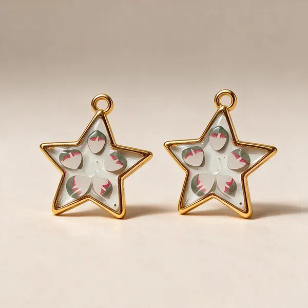 Gold_Tone_Metal_Star_Pendant_Charm_-_Pack_Of_2