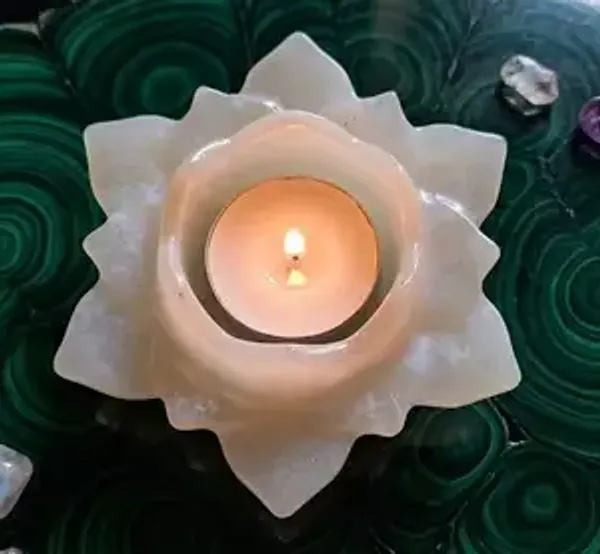 Metal_Lotus_Design_Tealight_Candle_Holder