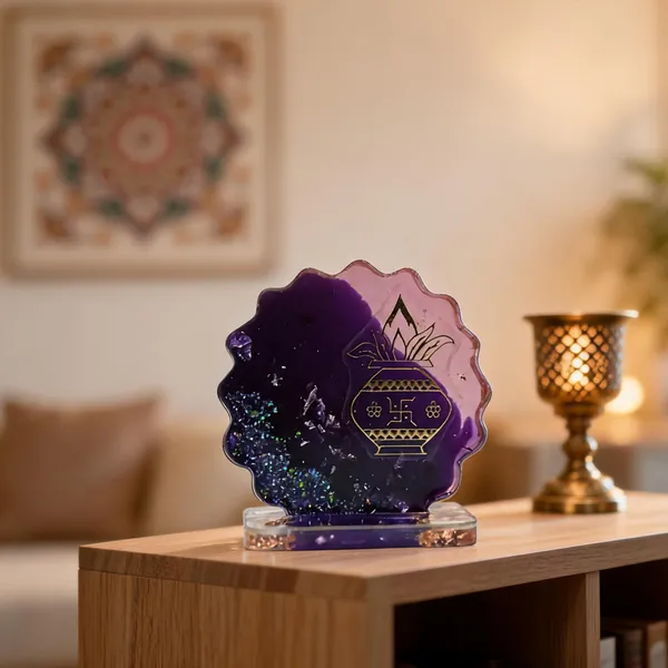 Resin_Purple_Kalash_Lotus_Swastik_Decorative_Showpiece