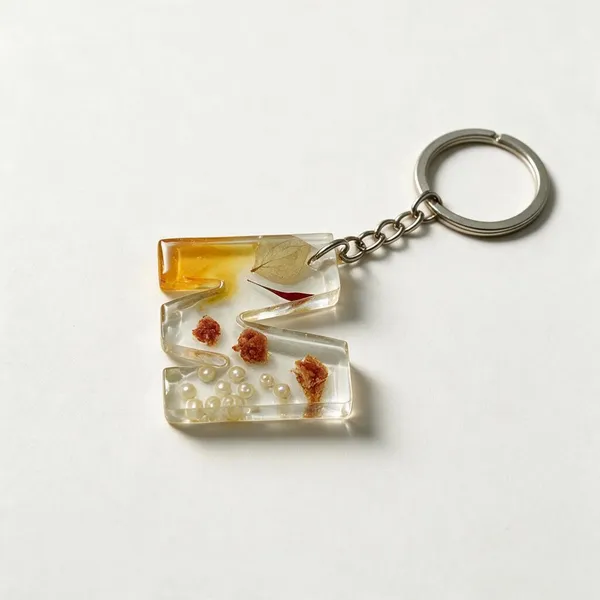 Transparent_Resin_Floral_Embedded_Decorative_Keychain