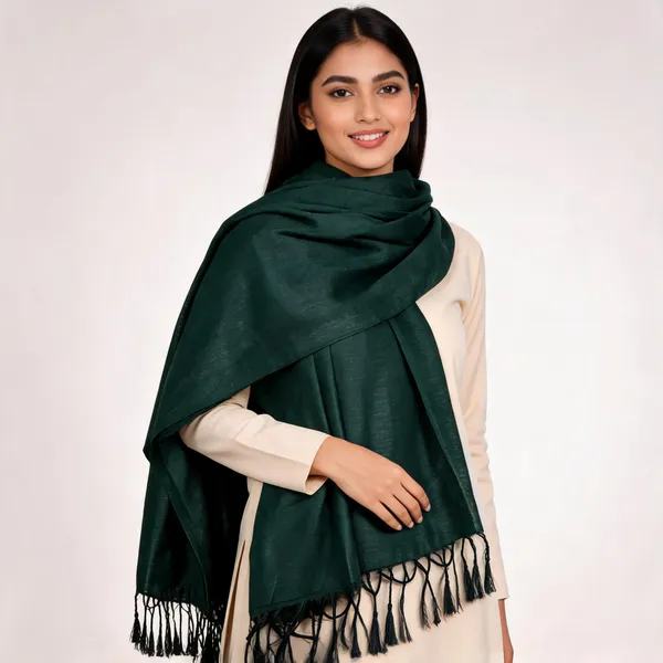 Black_Cotton_Silk_Dupatta_Women_For_Women