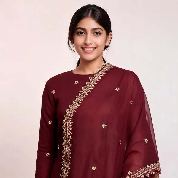 Pink_Chiffon_Shining_Dupatta_Women_For_Women